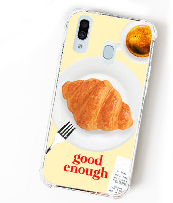 앤아트 갤럭시 와이드5 투명 범퍼 케이스 스마트톡 거치대 E426 휴대폰