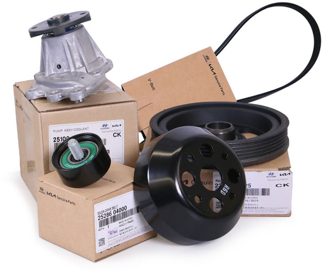 현대모비스 LF소나타 팬벨트 겉벨트세트 NU엔진 2016년- 2000CC 6종