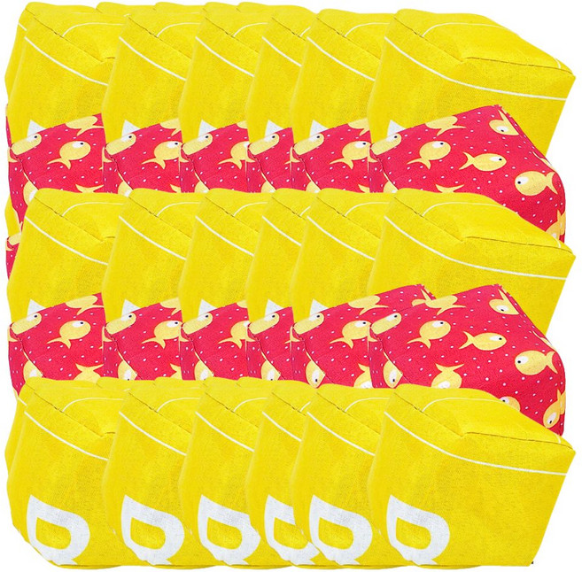 심플디자인 오재미 오자미 콩주머니 운동회 워크샵 체육대회용품, 사각 오재미, 40개