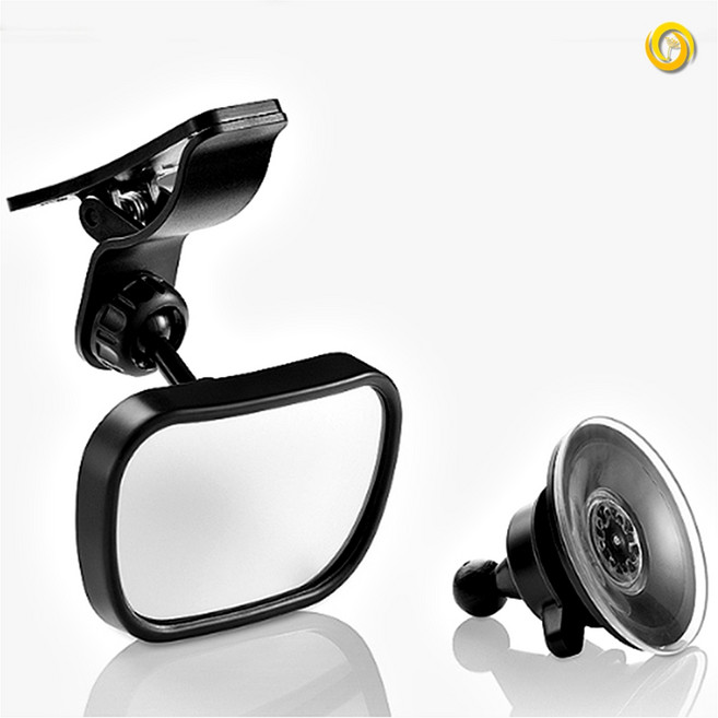 카시트 뒤보기 거울 아기 차량용 거울 후방 보조 룸미러, 카시트후방거울, 1개