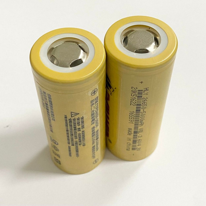 TTPOWER 26650鋰電池 5200mAh 高容量充電電池, 手電筒-26650鋰電池, 1個