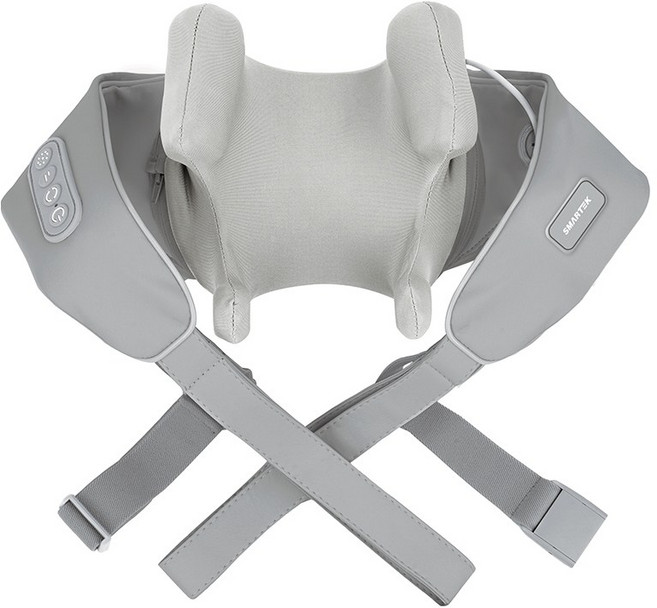 스마텍 목 어깨 무선 온열 마사지기, ST-WM03, 혼합색상