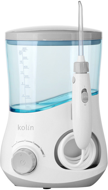 Kolin 歌林 家用型高效能沖牙機 600ml 水箱 10段壓力調節, 白色, KTB-JB187