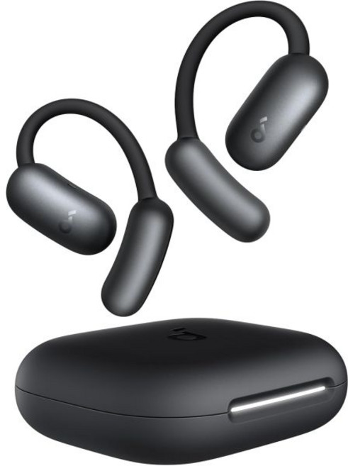 Anker Soundcore AeroFit 2 (블루투스 5.4) [오픈이어 무선 이어폰 / IP55 방진방수 표준 / 최대 42시간 재생 / 다중 기기 연결 / PSE 기술, Midnight 블랙