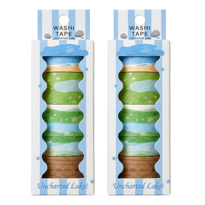 1+1 감성 배셩 마스킹 테이프 25mm 4롤, 1세트, 1+1 배경 마테 4롤세트(산책)