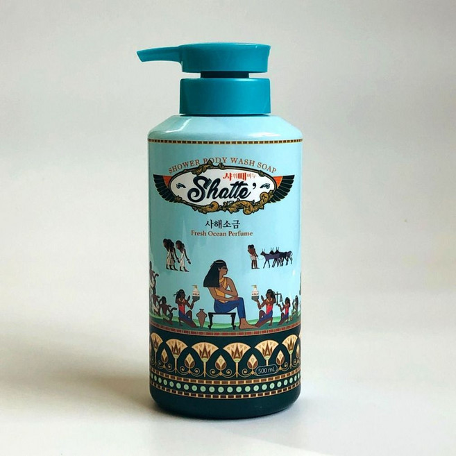 퍼퓸 각질 바디 AHA 사해소금 샤워 무궁화 목욕 29436EA 1(pc), 500ml, 사해소금때비누500ml