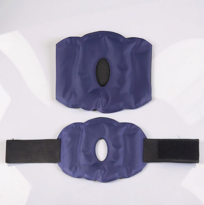 수련 찜질기 황토 허리 어깨숄 온열 전기 맥반석 데일리 무릎 냉온 보호대 찜질팩, 1개