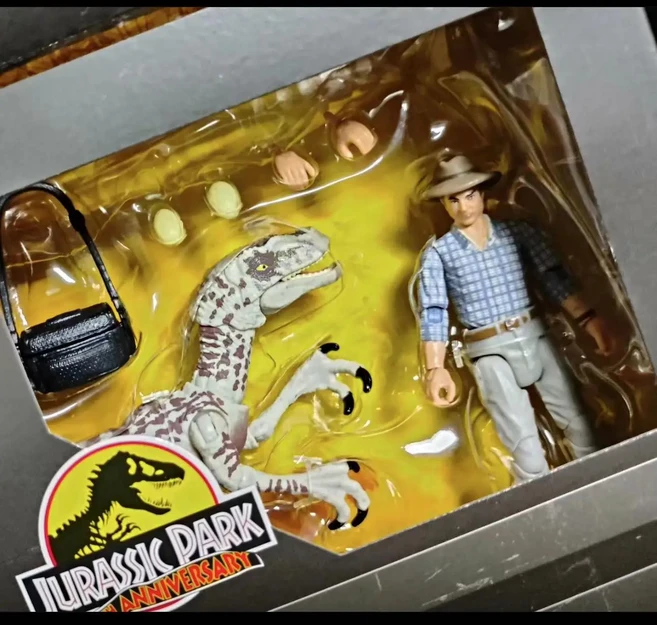 쥬라기 월드 해몬드 컬렉션 액션 피규어 Trex Baryonyx Velociraptor 공원 모델 공룡 장난감, 08 빨간