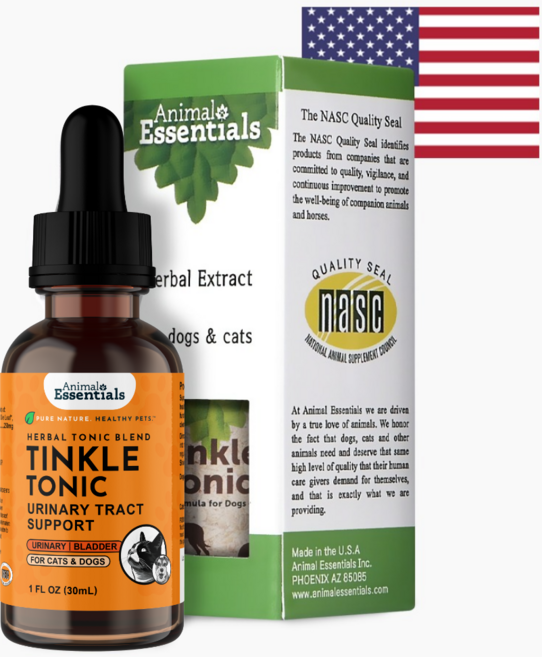 애니멀에센셜 소변팅크 강아지 고양이 요로결석 신장 비뇨기 영양제 방광염 예방 30ml, 1개, 유리너리+결석