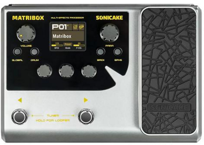 기타 이펙터 멀티이펙터 보컬이펙터 익스프레션페달 다이렉트박스, QME-50, 1개