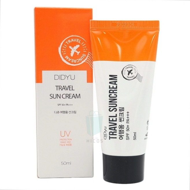 디쥬 여행용 썬크림 50ml 1+1, 2개