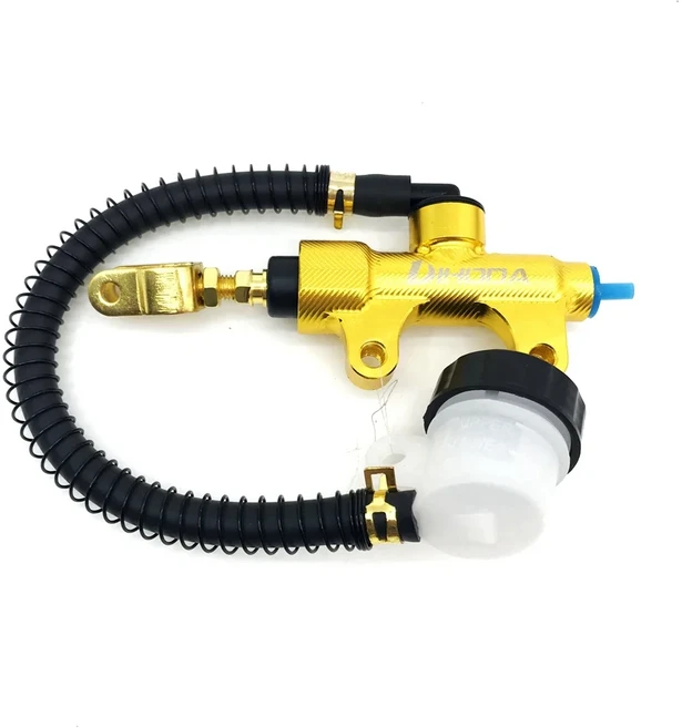 범용 오토바이 피스톤 CNC 알루미늄 합금 유압 브레이크 펌프 마스터 실린더 성능 효율적인 이송 13mm, 1개