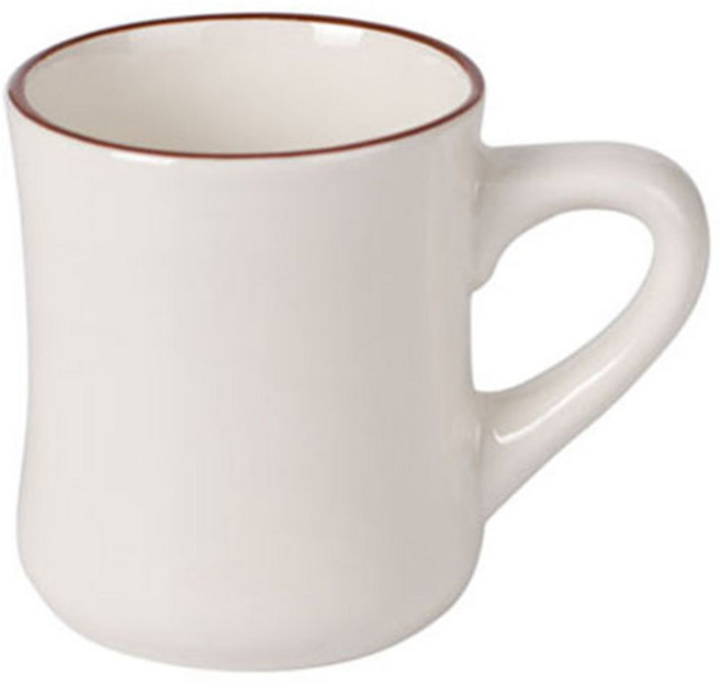 시라쿠스 뉴욕 장구 머그 S 330ml, 브라운, 1개