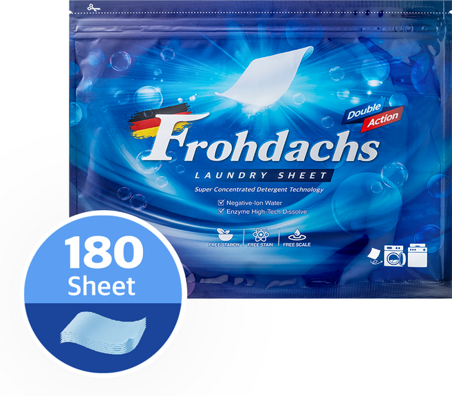 프로닥스 고농축 더블액션 클린코튼향 시트세제, 30개입, 6개