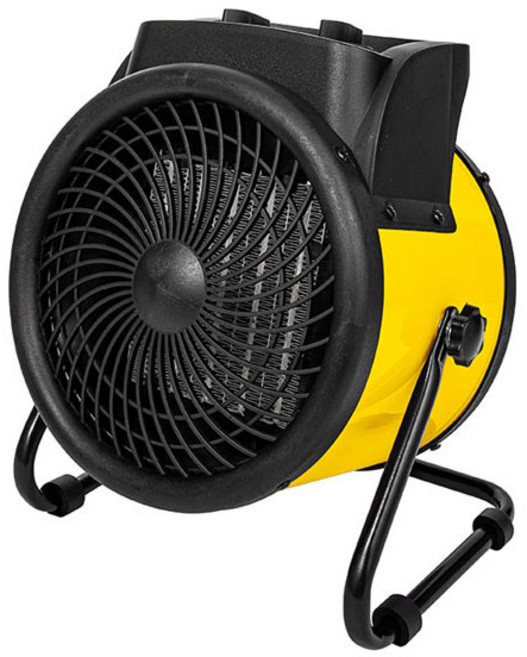 짐머만 공업용 PTC 온풍기 옐로우 3kw업소용전기온풍기 공업용열풍기 산업용온풍기, 단품