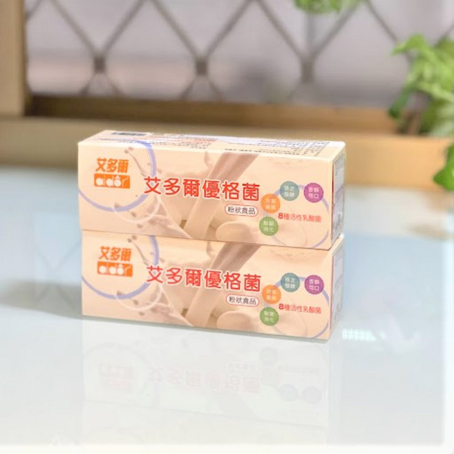 艾多爾 優格菌粉 8種活性乳酸菌, 2g, 2套, 12包