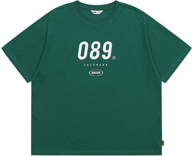 소이 24M3421공용예쁜반팔그린박시한쿨면스판라운드티