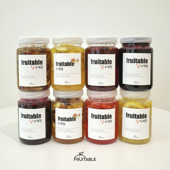 푸릇터블 수제청 딸기청 배도라지청 패션후르츠청 레몬생강청 명절 설선물세트 답례품 500g, 1개, 1개입, 1개
