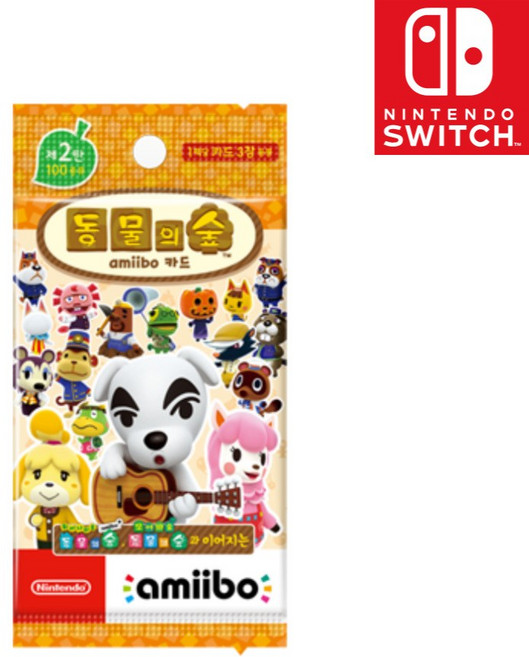 닌텐도 동물의숲 아미보카드 2탄, 3개, 세트