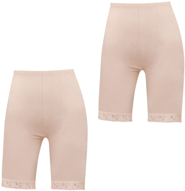 벨라뮤즈 국산 모달 레이스 여성 내의 5부 하의 2매