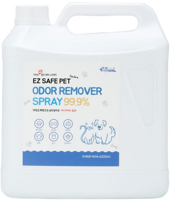 이지세이프펫 강아지 고양이 살균 소독 탈취제 4000ml, 1개