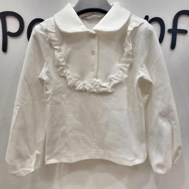쁘띠앙팡 여아용 PC 스노밀크 휘핑 기모 티셔츠 PCV72GTS128