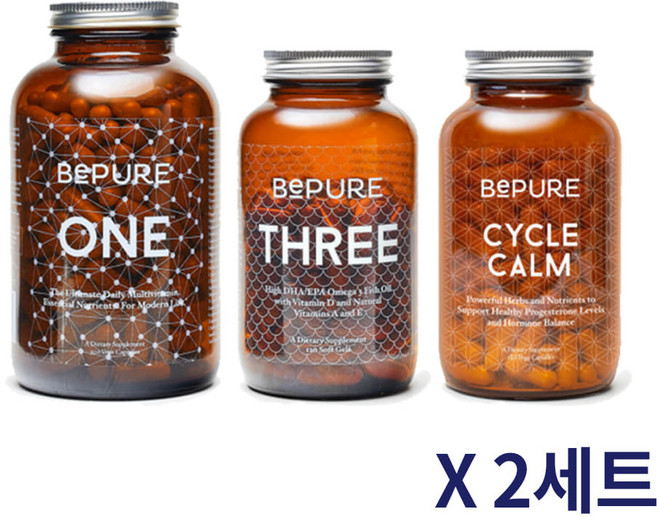 비퓨어(BePure) 비퓨어 페리메노포즈 (갱년기) 서포트 팩 X 2세트, 120일분
