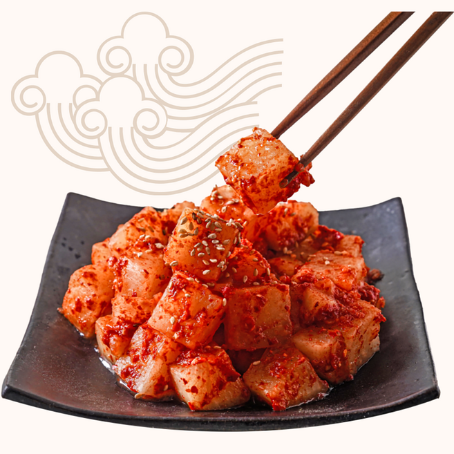 [밥상에김치] 국산무 깍두기 가정용 업소용 국밥용10kg, 10kg, 1개