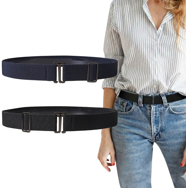 버클없는 프리벨트 1+1 티안나는 밴딩 허리띠 스판고무줄 청바지패션