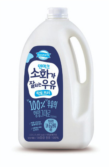 동원 덴마크 소화가 잘 되는 우유, 1개, 2.3L