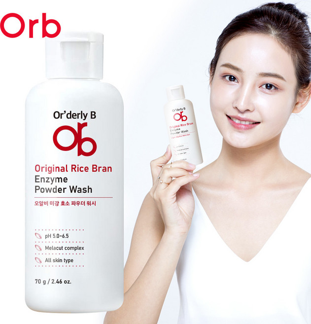 ORB 쌀뜨물 미강 효소 세안제, 1개, 70g