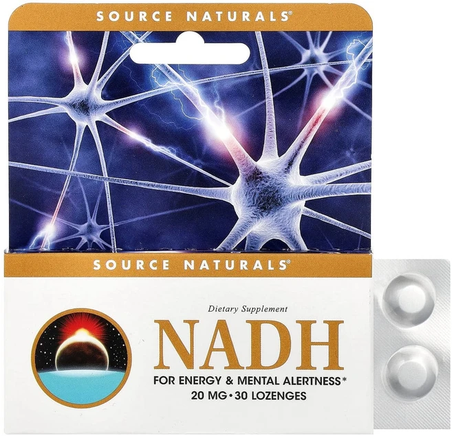 소스네츄럴스 NADH 20 밀리그램 30 설하정, 120g, 1개, 30정 - 쿠팡
