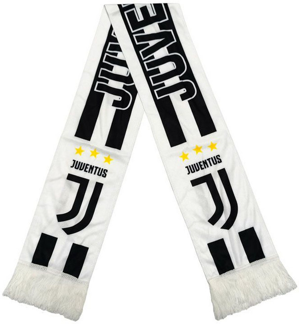 응원스카프 맨시티 머플러 목도리 레알마드리드 리버풀 첼시 축구 응원 손수건, 유벤투스, 1개