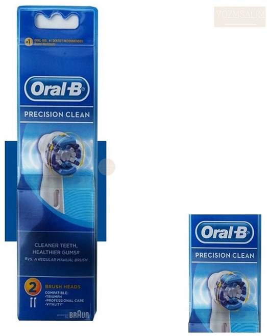 리필만 2개입 오랄비 회전 전동칫솔모 자동칫솔모 전동치솔 리필 전기칫솔, 1개