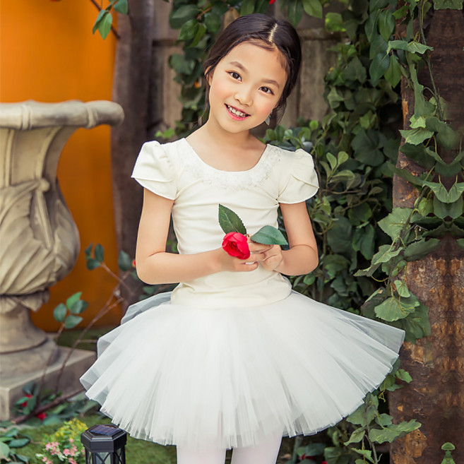 ATB-6713-아이보리 투피스 분리형 발레복 아떼르발레