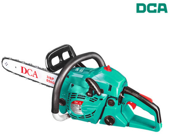 DCA A03YD40 엔진톱 16인치 39.6cc 가이드바 톱날 포함 화목 보일러 통나무 절단, 1개