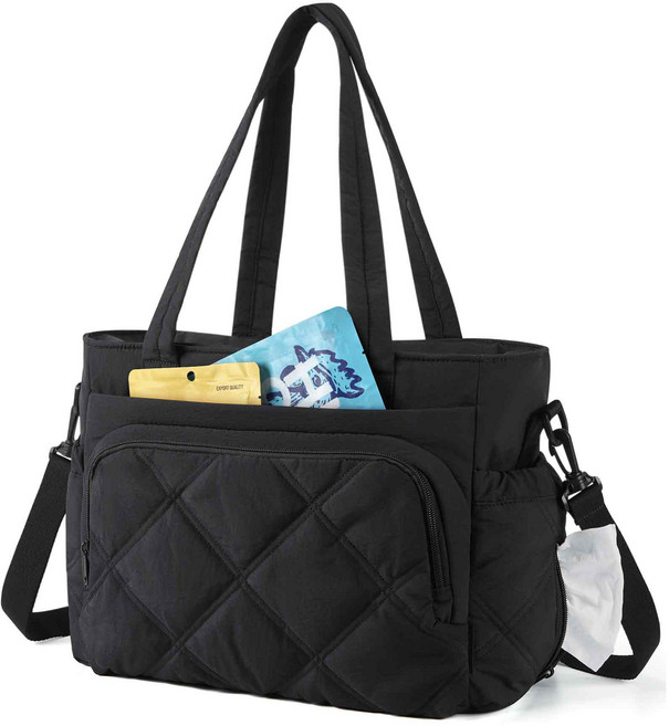 BAGSMART 여성 토트 숄더 겸용 가방 보온보냉 피크닉 기저귀가방