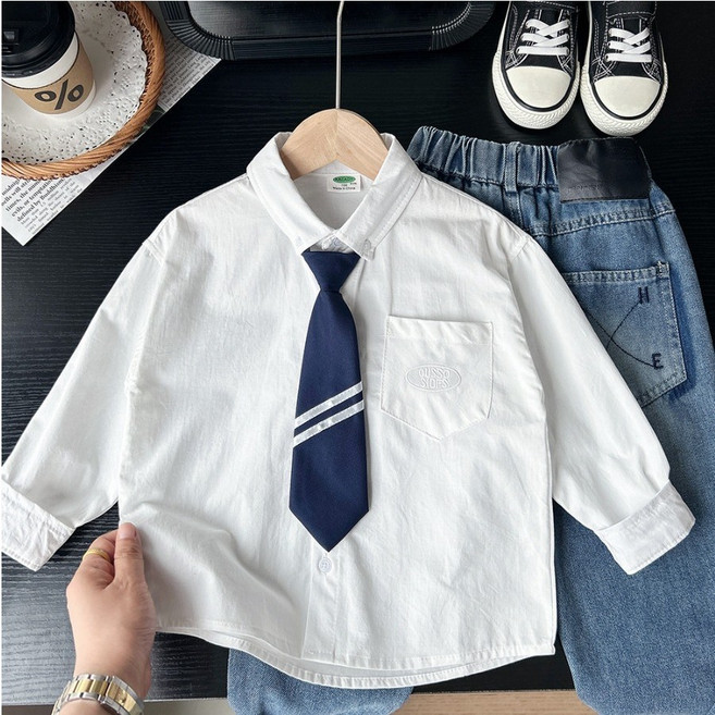 어린이 셔츠 [넥타이 포함]