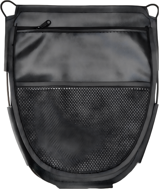 YAMAHA Vinoora 3層車廂掛勾置物袋, 1個, 黑色