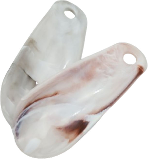 뷰티홈 마블 구두 주걱(미니) - 색상랜덤 -, 2개