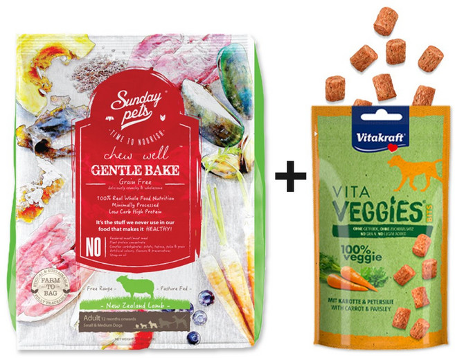 선데이펫 젠틀베이크 사료 그레인프리 초록입홍합 함유 + 사은품 증정, 1.3kg, 1개, 양