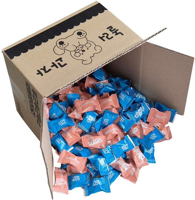 [놀러과자] 오리온 아이셔 야쿠르트맛 70개+소다맛 70개 혼합 대용량 개별포장