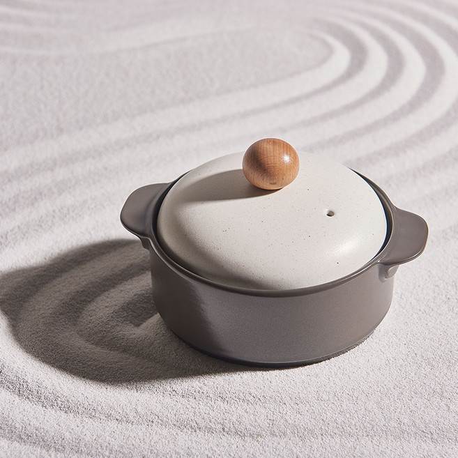 라씨에뜨 무균열 뚝배기 문팟 18, 14cm, 1개