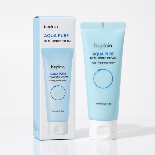 비플레인 아쿠아 퓨어 히알루로닉 크림, 1개, 70ml