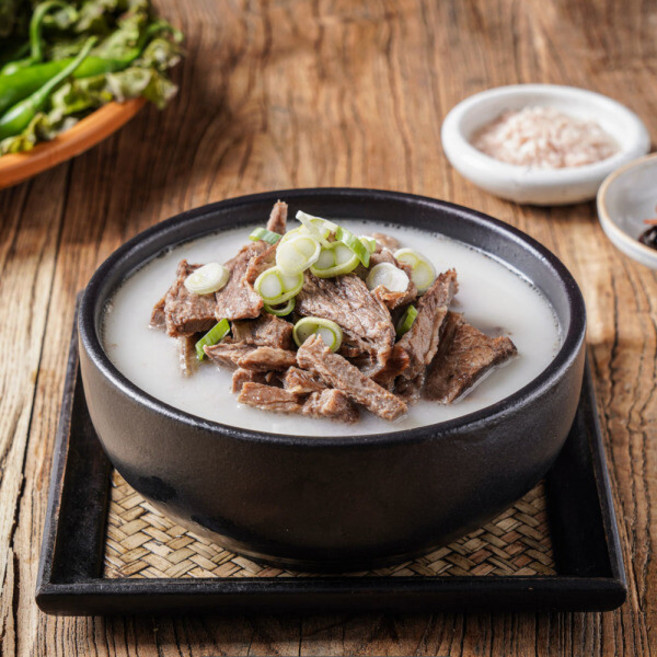 국내산 한우 고기곰탕 1.2kg (600g2팩) 고기 듬뿍 정통 진한 곰탕 HACCP 인증, 단품, 단품