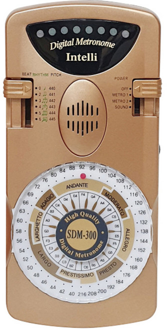인텔리 전자박자기 SDM-300, 골드, 1개