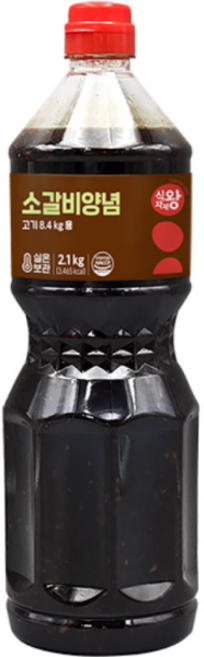 식자재왕 소갈비 양념, 2.1kg, 4개