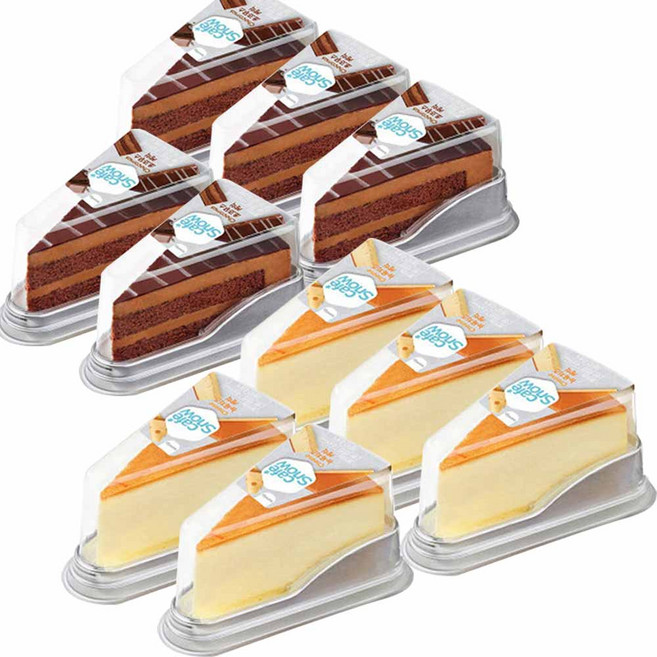 삼립 조각케익 5+5 총10개 세트 (치즈5+초코무스5), 10개, 1g
