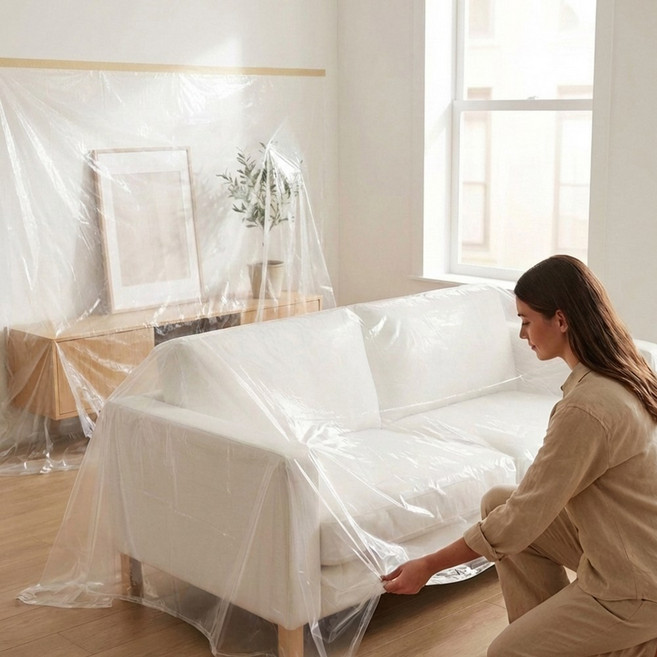 피플피 쉽게 붙이는 대형 보양 비닐 커버링 테이프, 1개