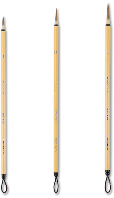 면상필 민화 세필붓 족제비털 3개입 bw-330, 1개